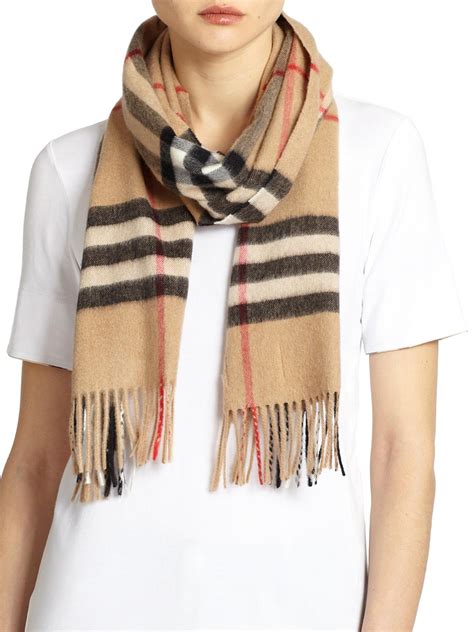 burberry cashmere check scarf.